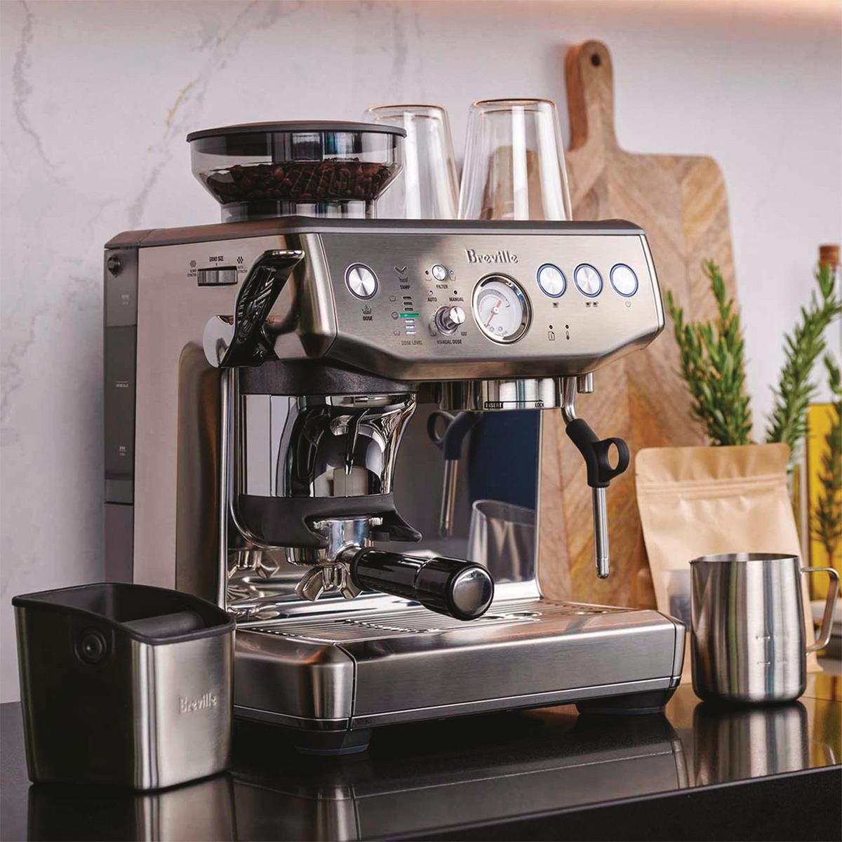 Breville Barista Express Impress Espresso Machine (BES876) - image 7