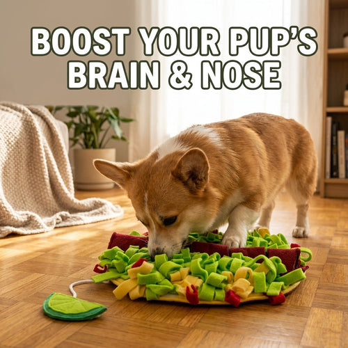 Dog Snuffle Mat - slow feeder nosework hero